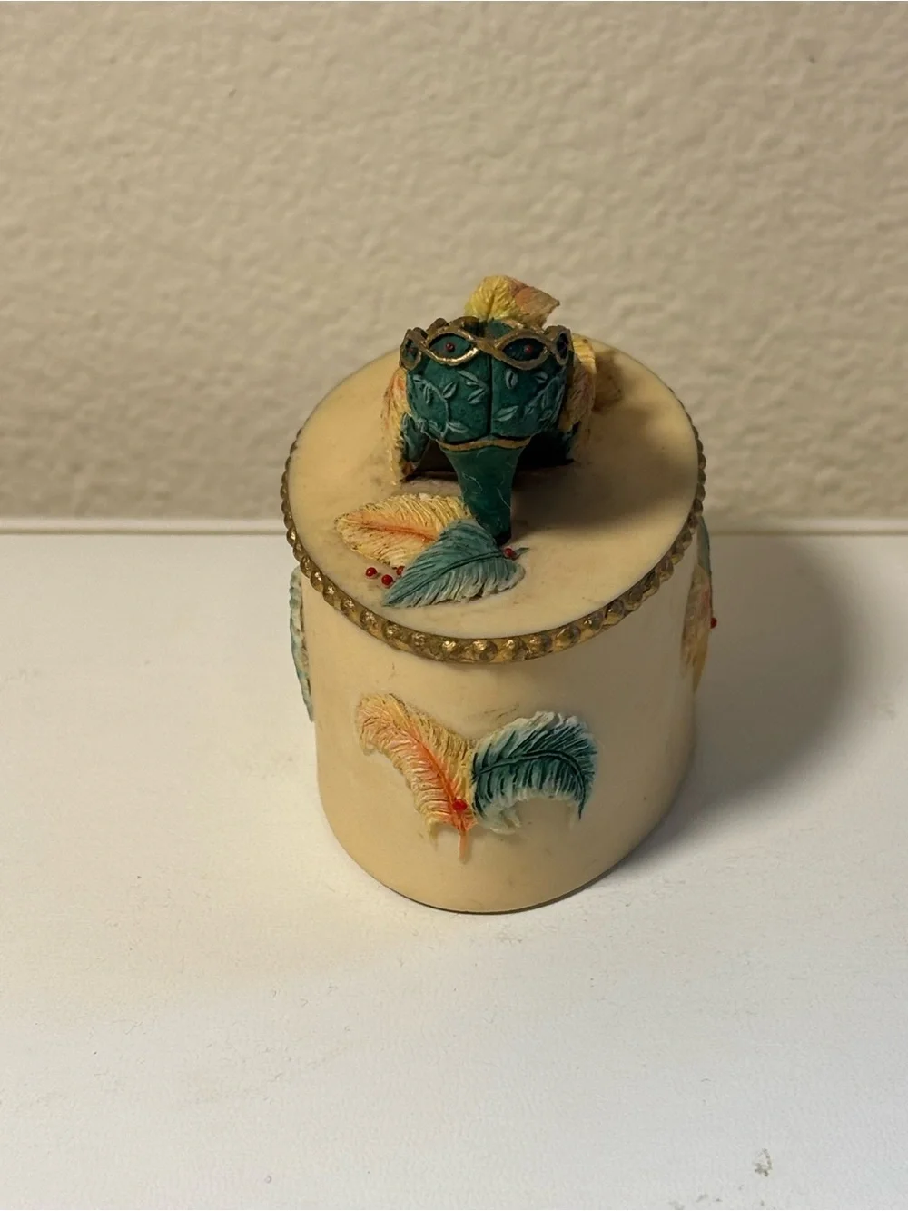Vintage Willow Hall “Annabel” Victorian Shoe Trinket Box